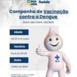Campanha de vacinação contra a dengue para crianças e adolescentes em Itaperuna