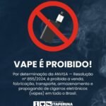 Prefeitura de Itaperuna (RJ) alerta sobre a proibição da venda de cigarros eletrônicos