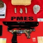 PM apreende submetralhadora e prende dois homens em Cachoeiro