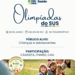 Secretaria de Municipal Saúde de Itaperuna realiza Olimpíadas do SUS neste sábado (28)