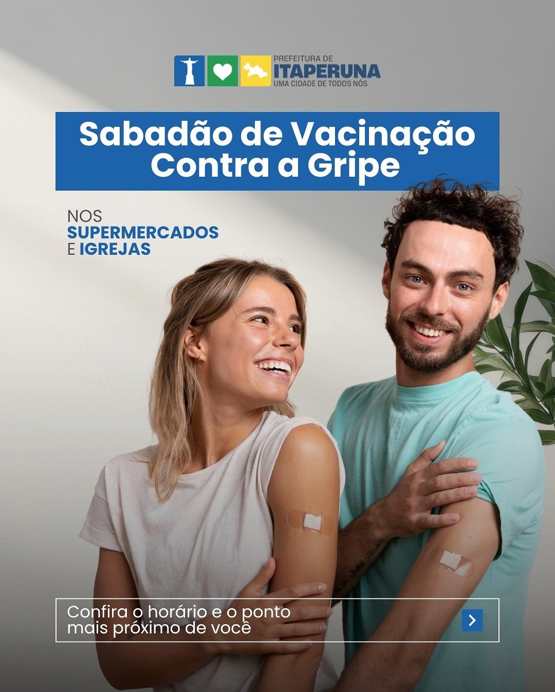 Secretaria Municipal de Saúde de Itaperuna promove o SABADÃO DE VACINAÇÃO DA GRIPE