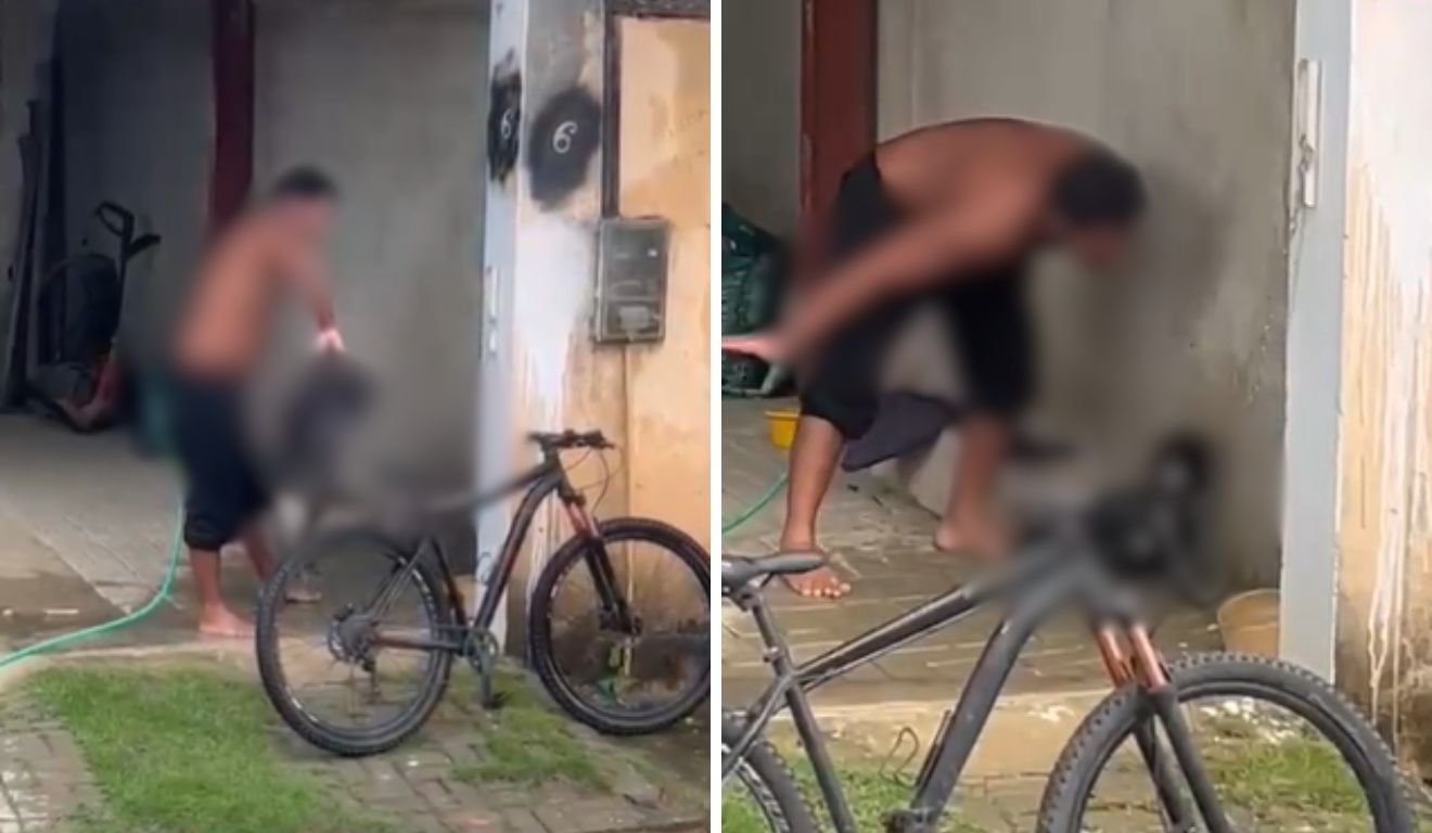 Tapas e chutes: PM é preso suspeito de maus-tratos a cachorro no ES