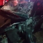 Colisão entre três carros deixa quatro feridos na BR-356