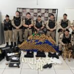Polícia Militar registra uma das maiores apreensões de drogas do ano em Muriaé (MG)