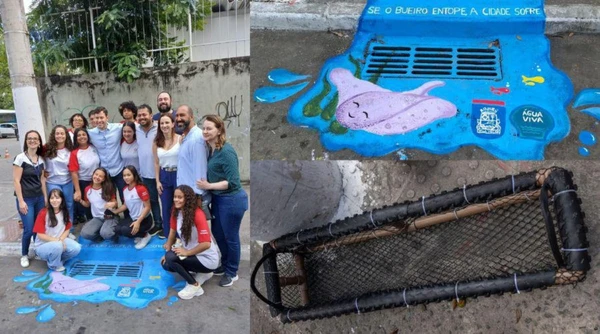 Alunos de Escola Pública de Vila Velha criam “Ecobueiro” para combater alagamentos