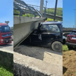 Desabamento de passarela na BR-116 mata motorista e interdita totalmente a Rodovia em Magé (RJ)