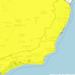 INMET emite alerta para a região Sudeste de perigo potencial para chuvas intensas