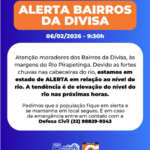 🚨 SANTO ANTÔNIO DE PÁDUA (RJ) EM ALERTA: NÍVEL DO RIO PIRAPETINGA EM ELEVAÇÃO