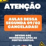 Prefeitura de Santo Antônio de Pádua suspende aulas nesta segunda-feira após fortes chuvas