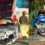 Grave colisão na RJ-116 deixa quatro feridos entre Aperibé e Santo Antônio de Pádua (RJ)