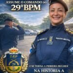 Tenente-Coronel Michelle assume o 29º BPM e é a primeira mulher a comandar o batalhão de Itaperuna (RJ)