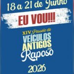 Raposo se prepara para o 14º Passeio de Veículos Antigos em junho