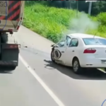 Batida com carro de reportagem deixa uma pessoa morta e uma ferida em Belo Horizonte