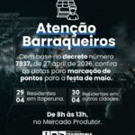 Prefeitura de Itaperuna divulga calendário para marcação de pontos da Festa de Maio