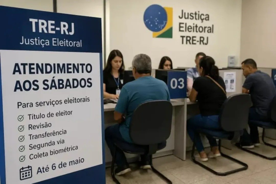 Plantão do TRE-RJ: cartórios passam a abrir aos sábados na reta final do cadastro eleitoral