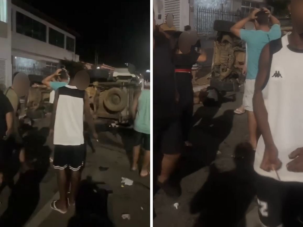 Mulher morre após ser atingida por caminhonete na Praça Nilo Dias, em Cardoso Moreira (RJ)