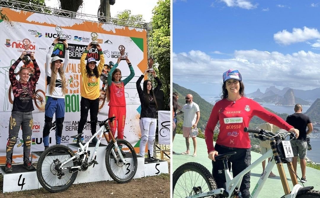 Nara Faria vence etapa da América Séries de Downhill em Niterói