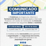 Prefeitura de Itaperuna (RJ) informa o fechamento de via