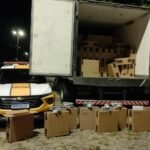 Carga ilegal de cigarros avaliada em mais de R$ 1 milhão é apreendida em Além Paraíba