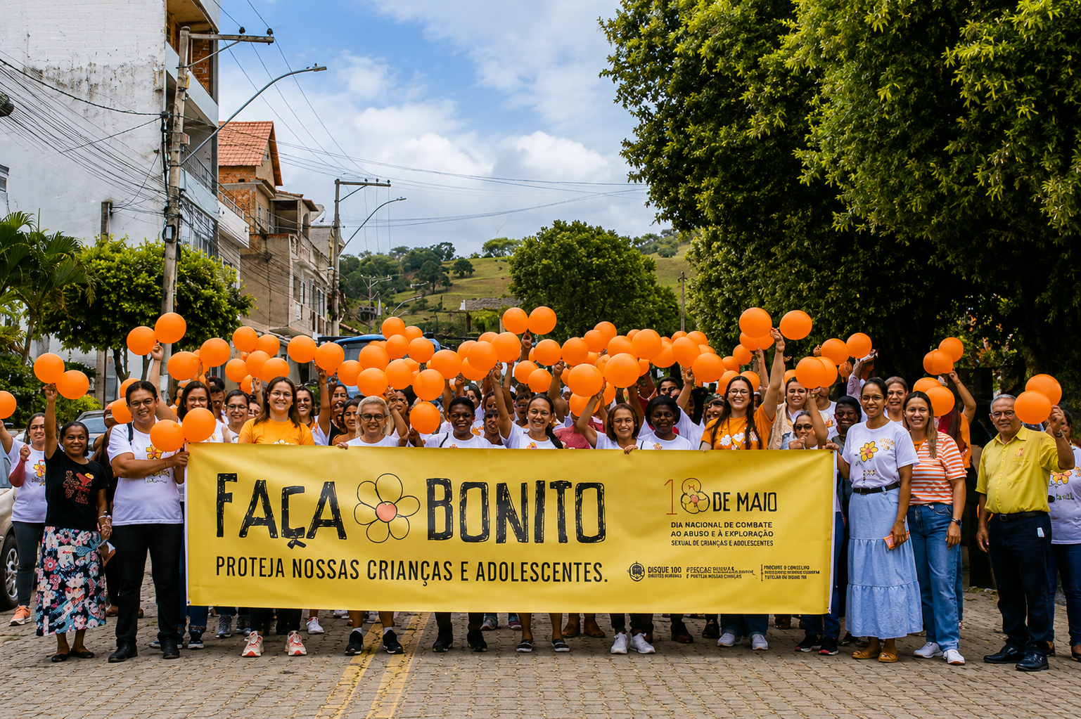 Cardoso Moreira (RJ) realiza caminhada de conscientização contra abuso e exploração sexual infantil