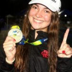 Campista Nicole de Thuin conquista ouro na estreia do Brasileiro Juvenil de Natação