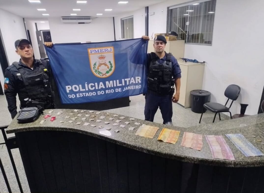 Adolescente é apreendido com drogas após tentativa de fuga em Itaperuna (RJ)