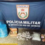 PATAMO apreende drogas, material para endolação e mais de R$ 3,7 mil em Bom Jesus do Itabapoana (RJ)