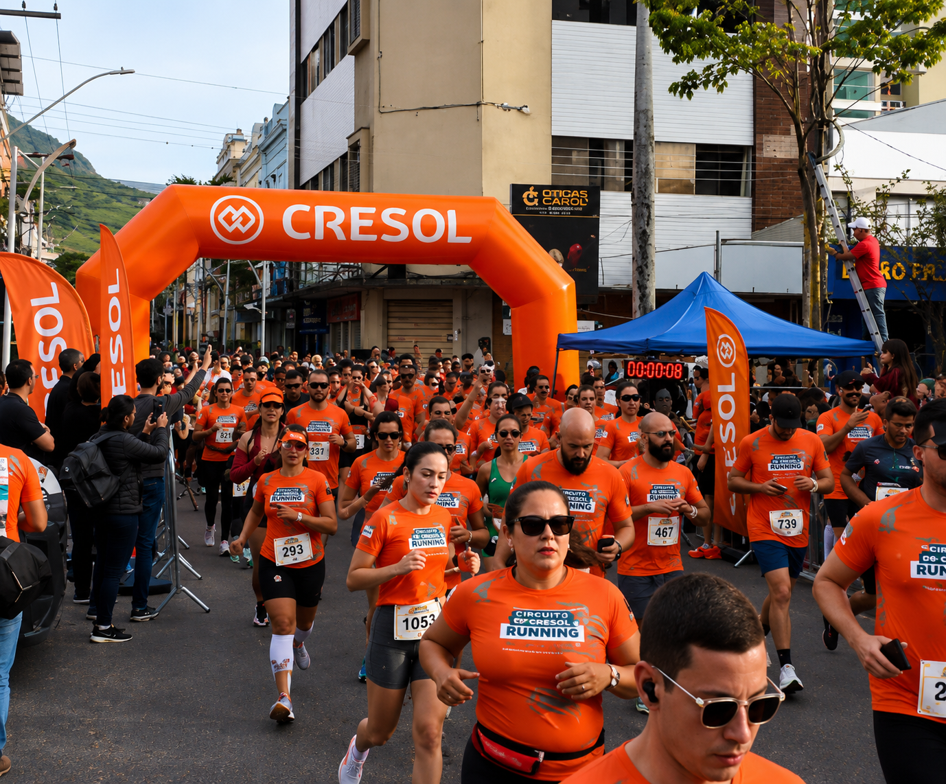 Mais de mil atletas participam da tradicional Carangola Running em Carangola (MG)