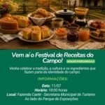 Porciúncula promove 1º Festival de Receitas do Campo e valoriza a culinária rural