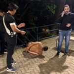 Suspeito tenta fugir pelo Rio Muriaé, mas é preso com droga sintética avaliada em R$ 15 mil