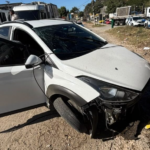 Perseguição policial termina em acidente, troca de tiros e prisão no bairro União, em Cachoeiro de Itapemirim (ES)