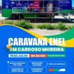 Caravana ENEL leva serviços gratuitos à população de Cardoso Moreira nesta quarta-feira (29)