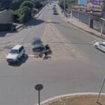 Motorista passa mal ao volante e atropela dois motociclistas em Cachoeiro de Itapemirim (ES)