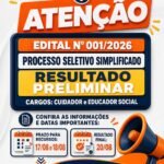Prefeitura de Bom Jesus do Itabapoana divulga resultado preliminar de processo seletivo