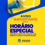 Prefeitura de Bom Jesus do Itabapoana terá expediente a partir do meio-dia na segunda-feira (17)