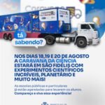 Caravana da Ciência chega a São Fidélis com experimentos e planetário