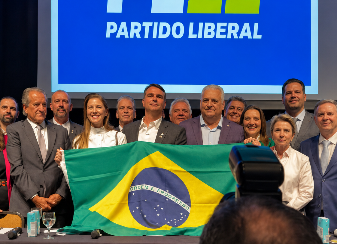 Flávio Bolsonaro anuncia Alfredo Gaspar como candidato a vice-presidente pelo PL