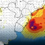 Alerta amarelo e laranja: ciclone e frente fria ameaçam o Sudeste com ventos de até 100 km/h