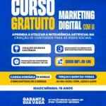 Cardoso Moreira oferece curso gratuito de Marketing Digital com Inteligência Artificial