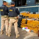 PRF apreende mais de 500 kg de maconha, cocaína e armas em caminhão na BR-381, em MG