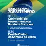 São Fidélis realiza programação especial para celebrar o 7 de Setembro