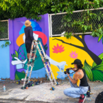 Grafite transforma muros de escola municipal em Itaperuna (RJ)