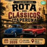Itaperuna sedia 1º Encontro Anual Rota dos Clássicos em outubro