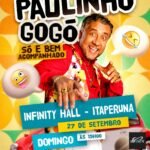 Paulinho Gogó se apresenta em Itaperuna no dia 27 de setembro