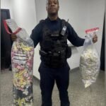 PM apreende quase 4 kg de drogas, pistola e munições em Itaperuna (RJ)