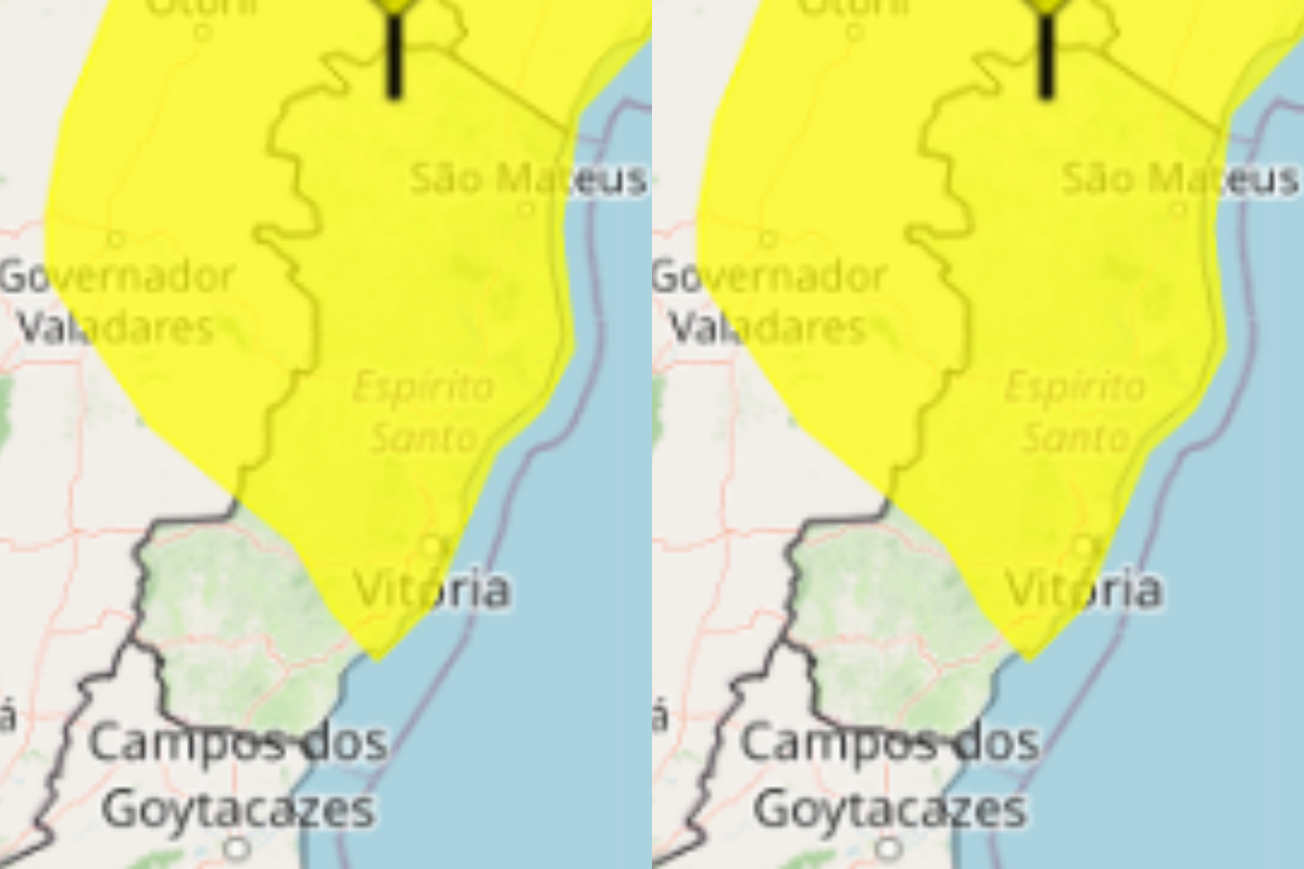 INMET emite alerta de chuvas intensas para o Espírito Santo