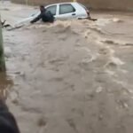 Defesa Civil alerta para risco de veículos serem arrastados por correnteza durante alagamentos