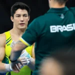 Arthur Nory conquista ouro na barra fixa na Copa do Mundo de Ginástica