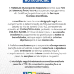 Prefeitura de Itaperuna (RJ) suspende o pagamento da Gratificação pela Execução de Serviços Técnicos Científicos