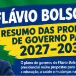Economia, segurança e redução de ministérios estão entre propostas de Flávio Bolsonaro